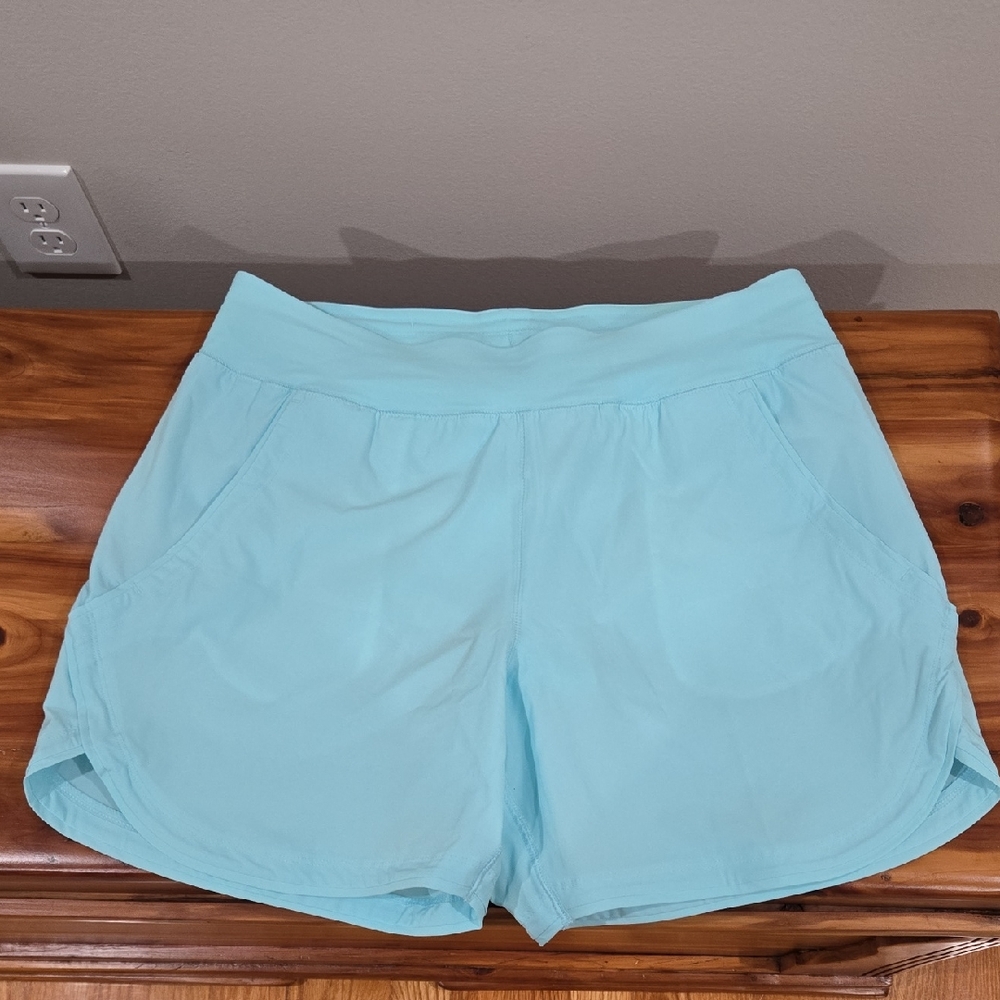 Lands' End Women's SunShade Board Shorts, Rivermist, 10, New W/O Tag